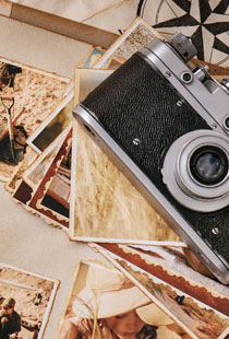 Altes Fotoalbum nostalgisch