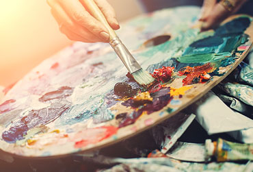 Mehr Kreativität bei Müdigkeit Malerpalette