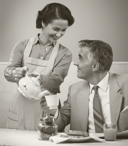 Frauen in den 1950er Ehepaar in den 50ern